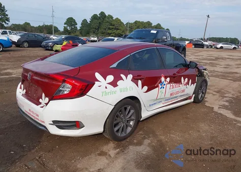 2020 Honda Civic Lx из США, поврежденный, VIN 19XFC2F67LE022047